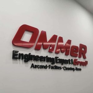 3D Boxup Signage